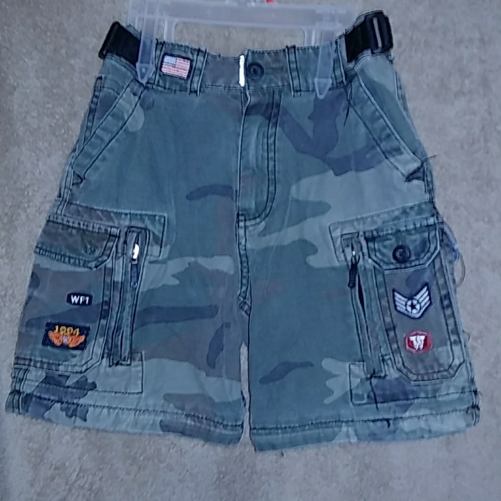 Little boys camo shorts